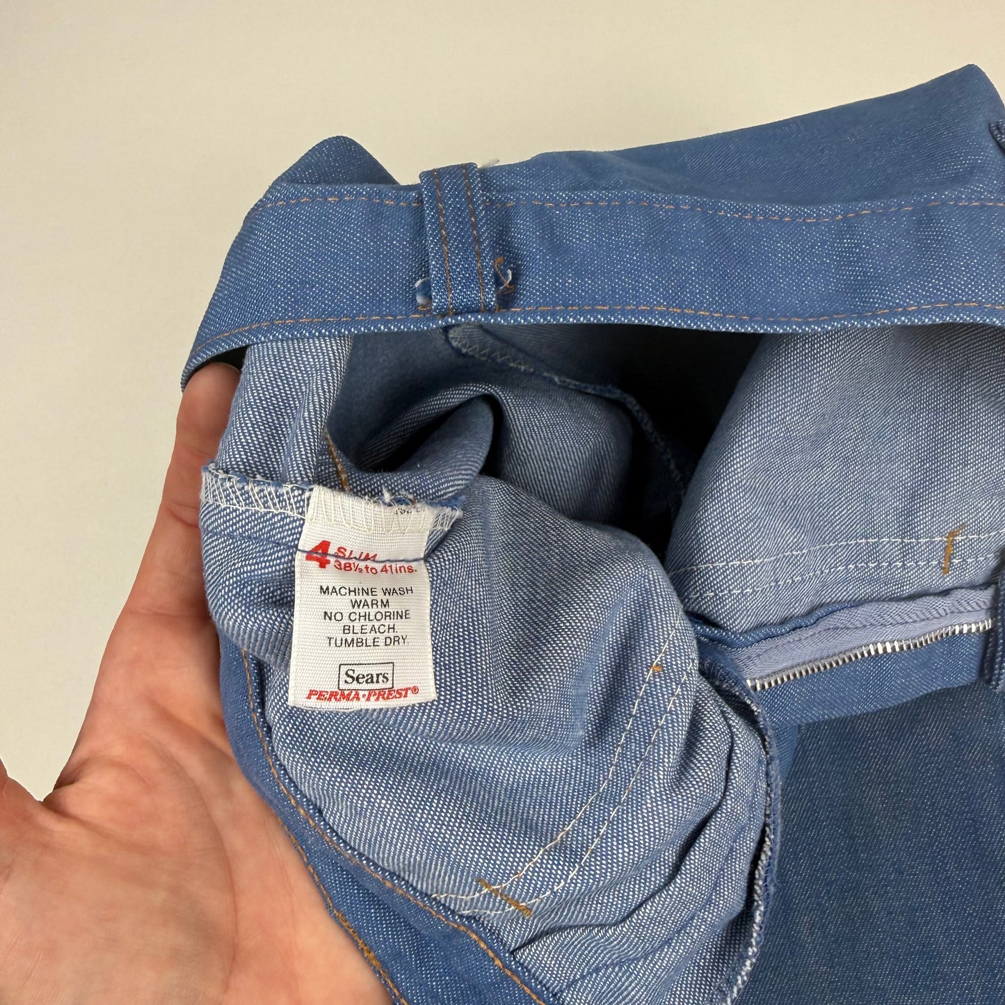 Vintage 1970's Sears Bellbottom Jeans - 2T Slim