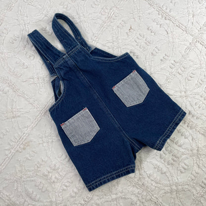 Vintage Elmo Baseball Shortalls - 6/9 Months