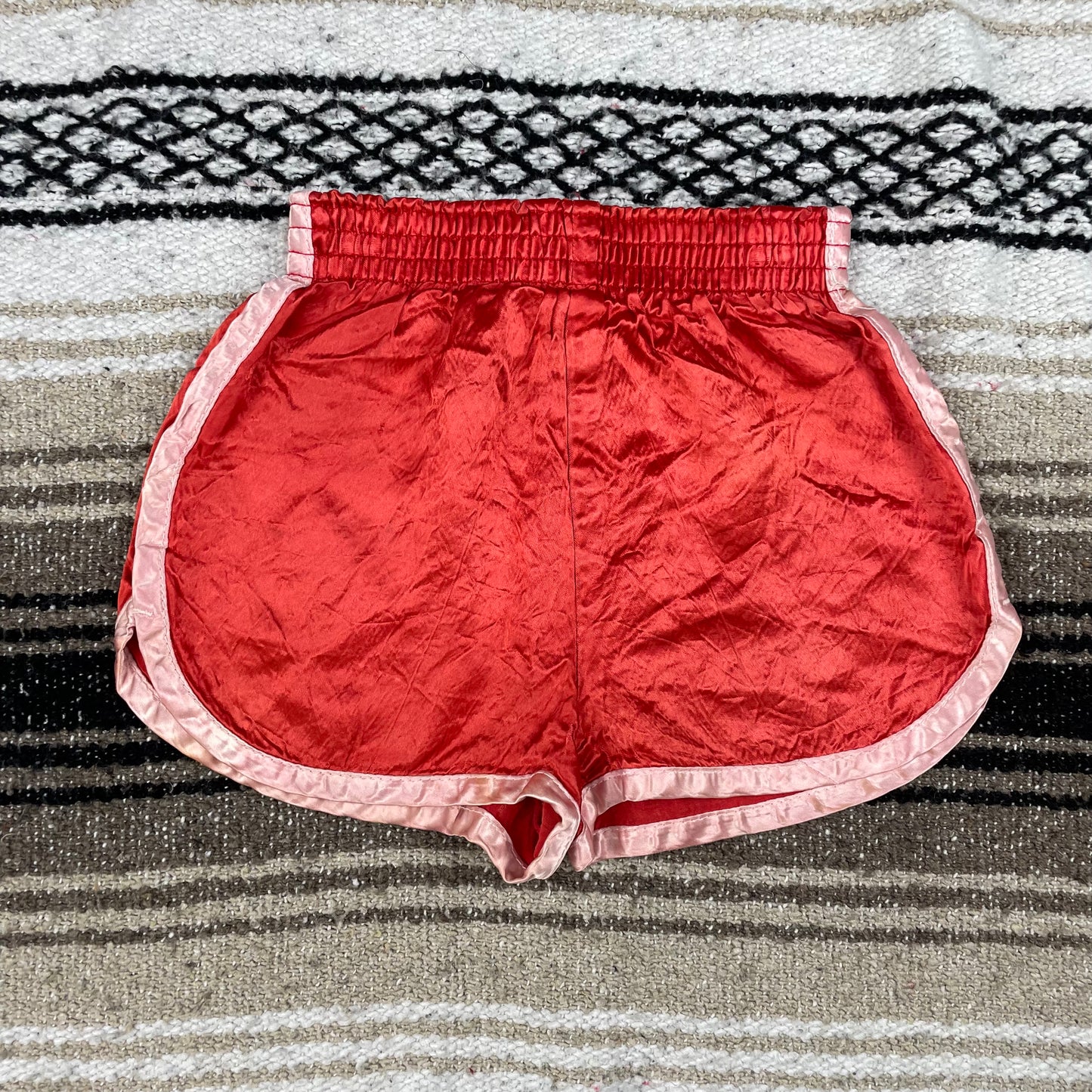 Vintage 1970's Satin Shorts - 4/5T