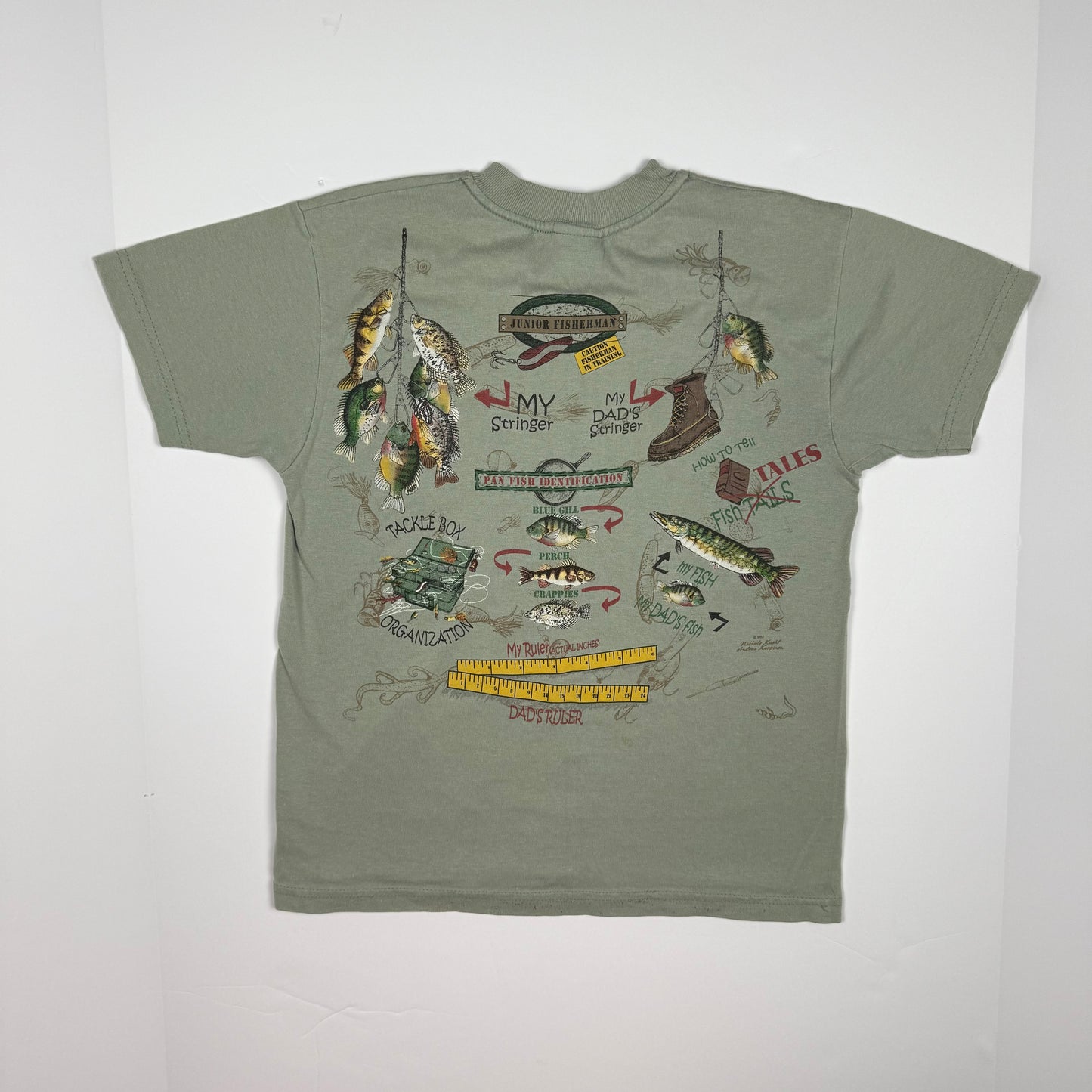 Y2K Fishing T-Shirt - Youth Medium