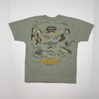 Y2K Fishing T-Shirt - Youth Medium