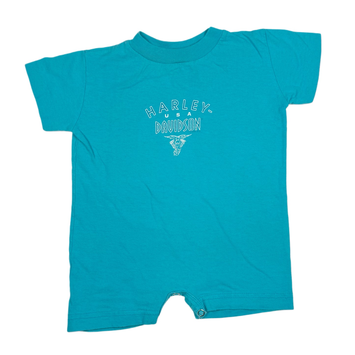 Vintage 1996 Harley Davidson Romper - 6 Months