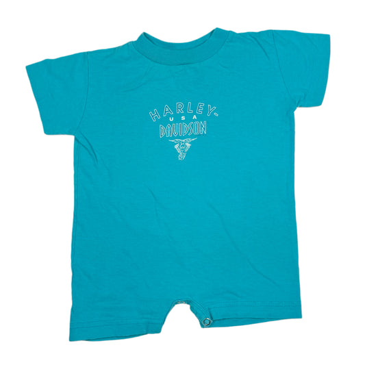 Vintage 1996 Harley Davidson Romper - 6 Months