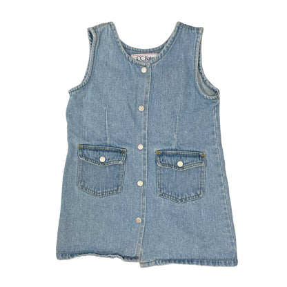 Vintage Light Wash Denim Dress - 4T