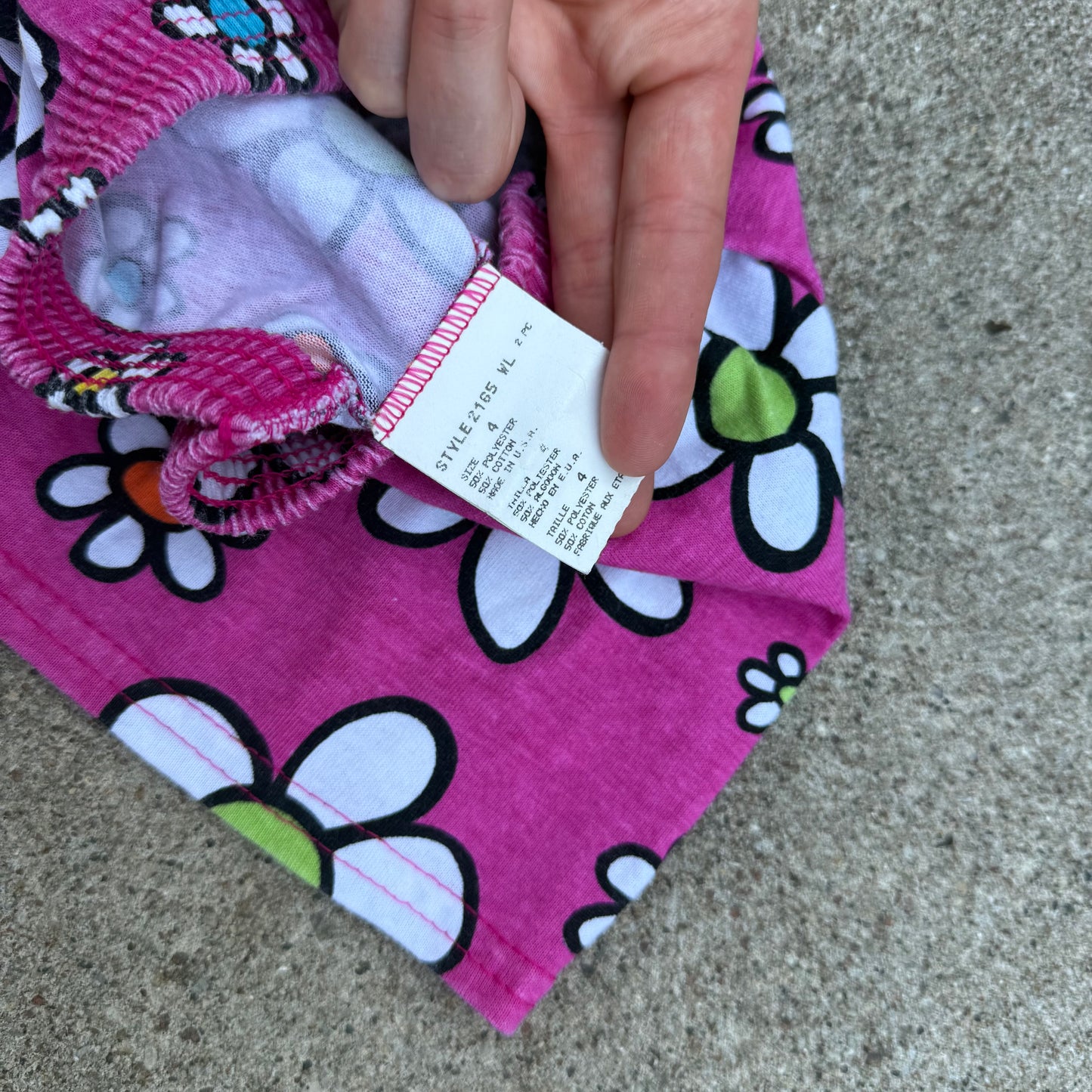 Vintage Flower Shorts - 4T