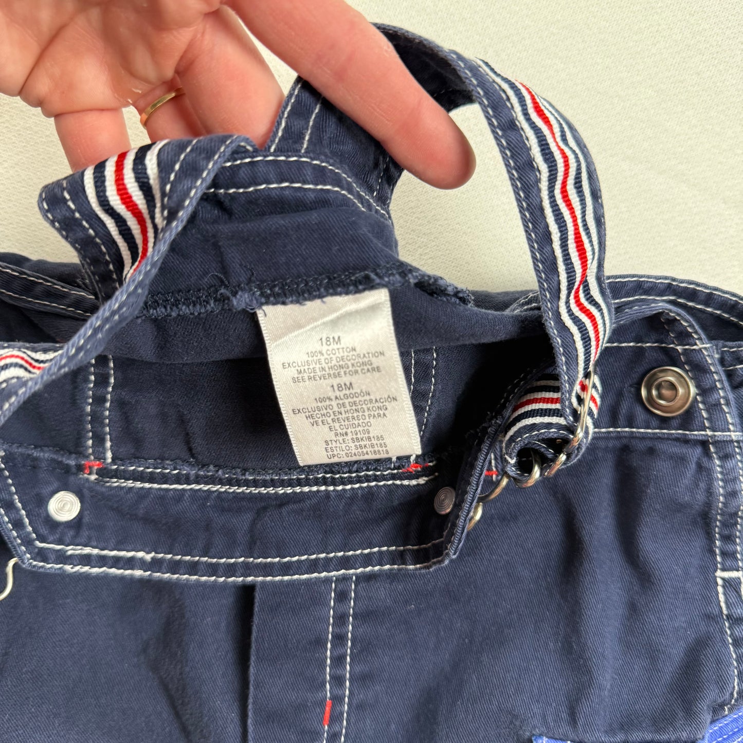 Y2K Soccer Goal Shortalls - 18 Months