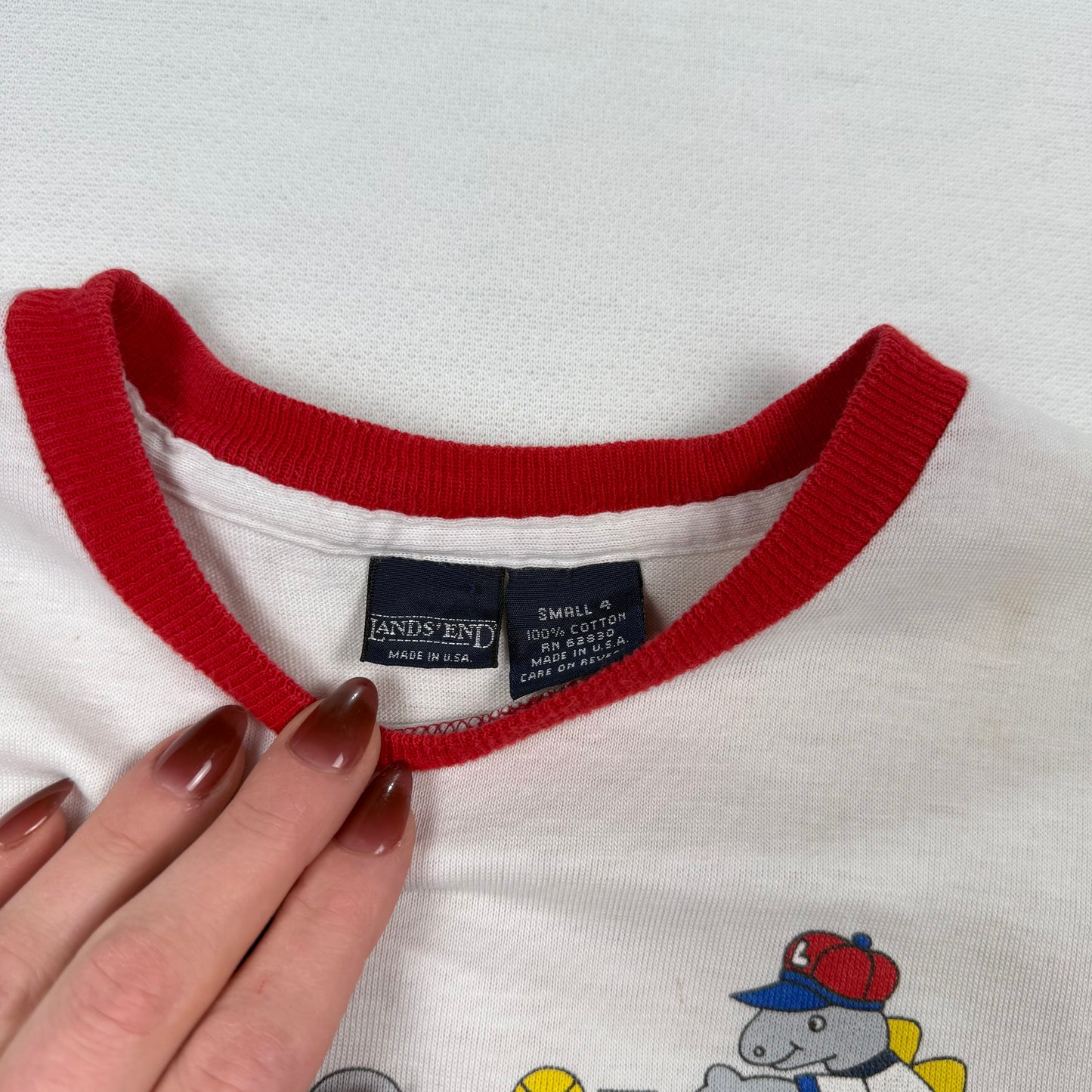 Vintage Lands Ends Baseball Shirt - 2/3T