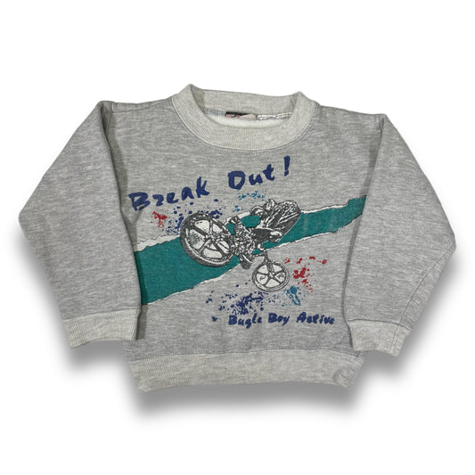 Vintage 1990's Bugle Boy Dirt Bike Sweatshirt - 2T