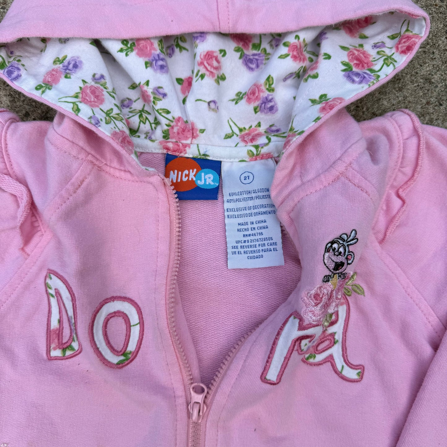 Y2K 2007 Dora and Boots Sweatshirt - 2T