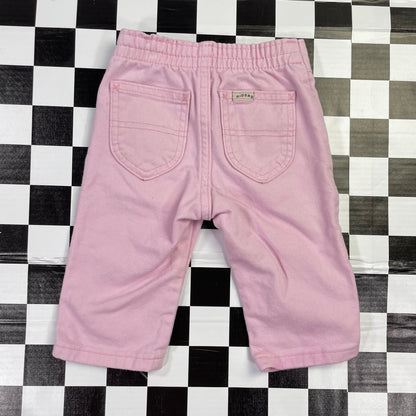 Vintage Lee Rider Light Pink Jeans - 12 Months