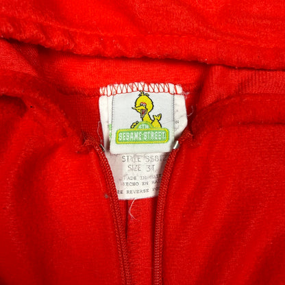 Vintage Elmo Fleece Romper Costume - 2/3T