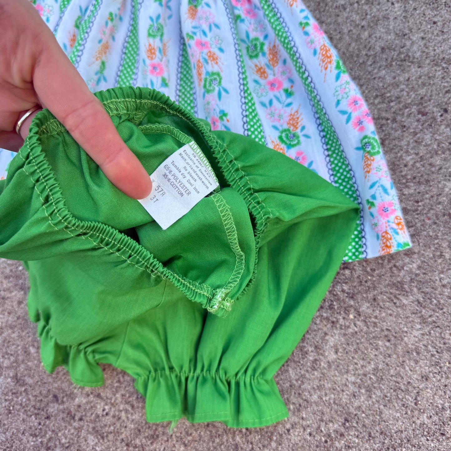 Vintage 1970's Two Piece Outfit - 3T