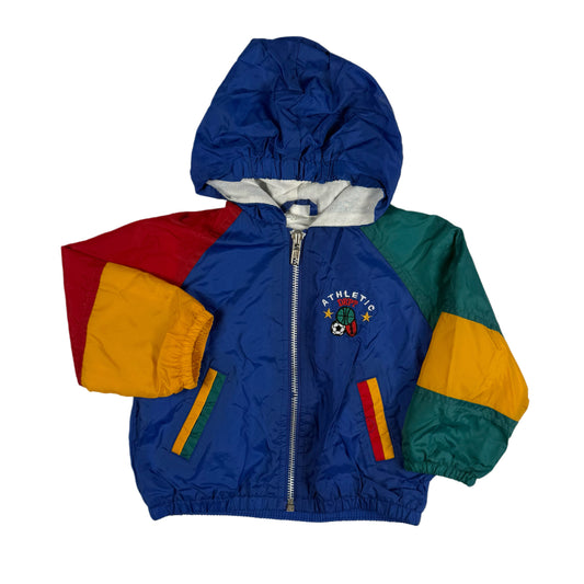 Vintage Color Block Athletic Dept Windbreaker Jacket - 18 Months