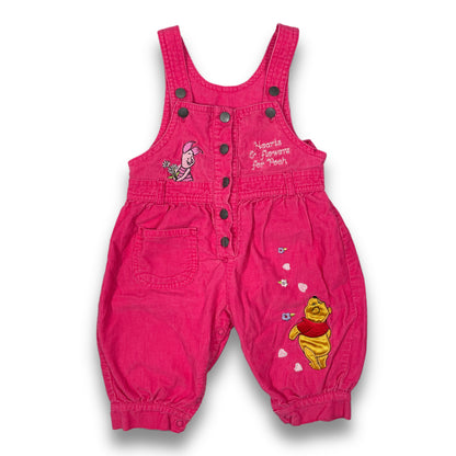 Vintage Winnie the Pooh Pink Corduroy Romper - 12 Months