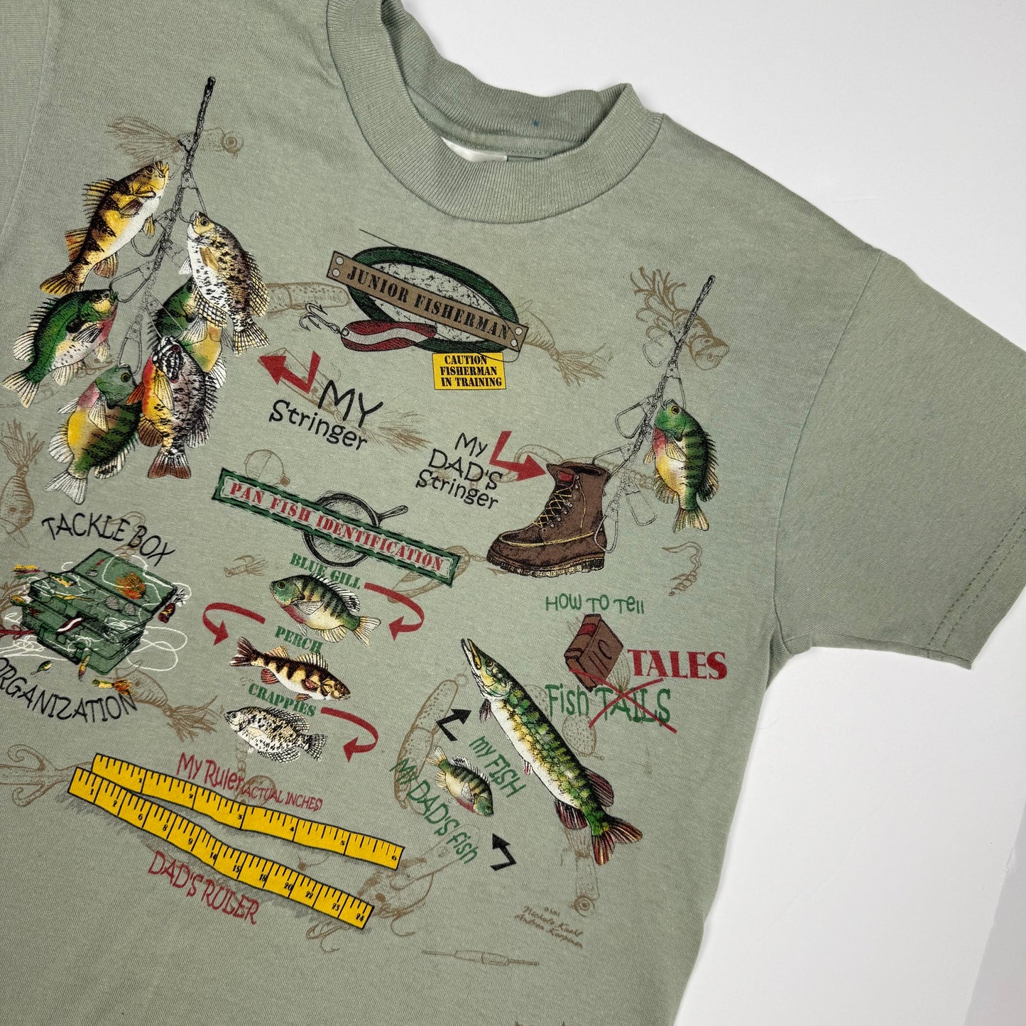 Y2K Fishing T-Shirt - Youth Medium