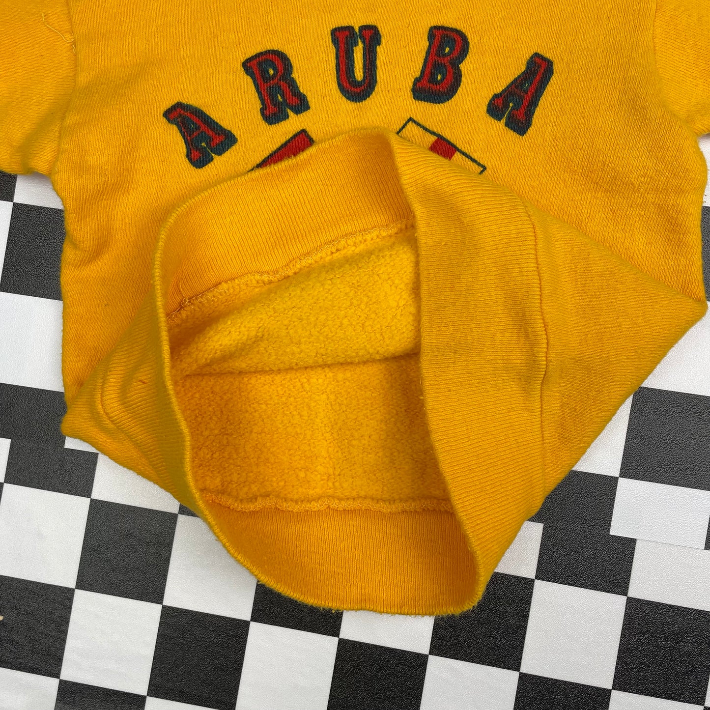 Vintage 1960's Aruba Netherlands Short Sleeved Sweatshirt - 2T