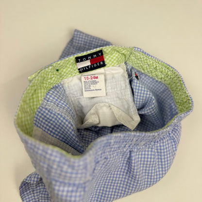Y2K Tommy Hilfiger Gingham Shorts - 18/24 Months