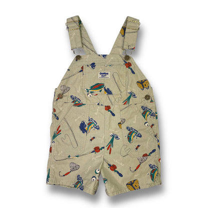 Vintage Oshkosh B'Gosh Fishing Shortalls - 4T