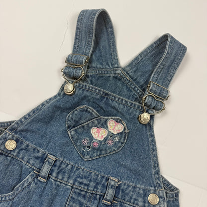 Y2K Floral Denim Dress - 3T