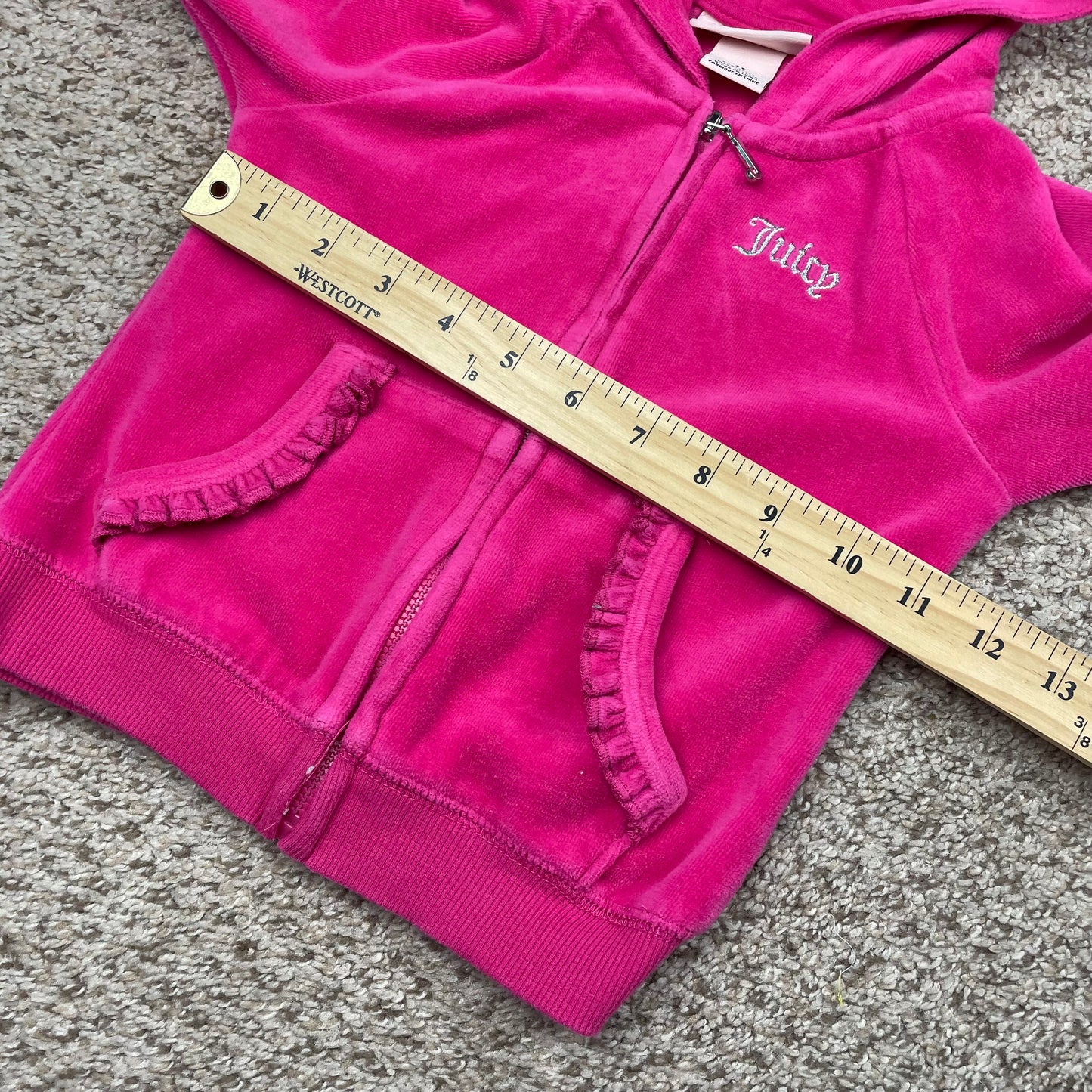 Y2K Juicy Couture Velour Sweatshirt - 3T