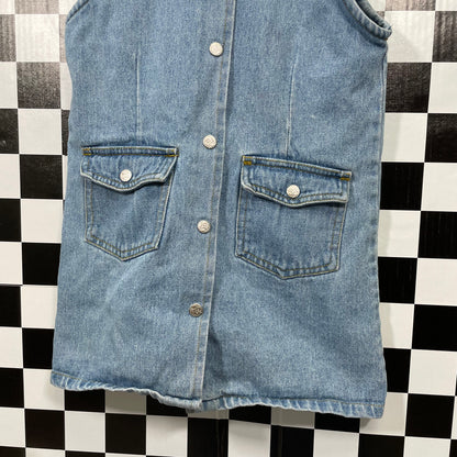 Vintage Light Wash Denim Dress - 4T