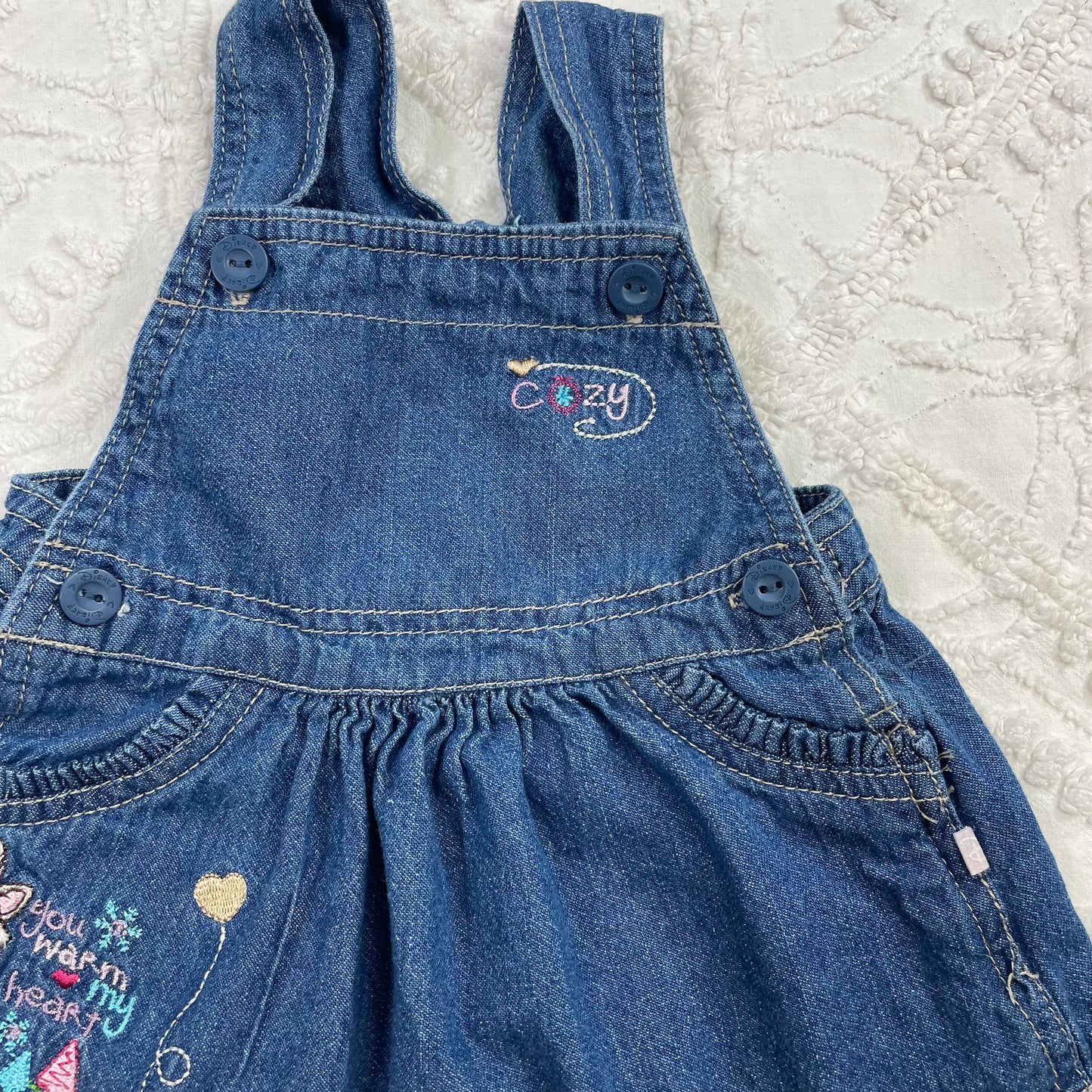 2000's Marie Denim Dress - 3/6 Months