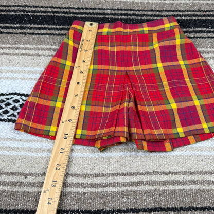 Vintage Gymboree Plaid Skort - Small