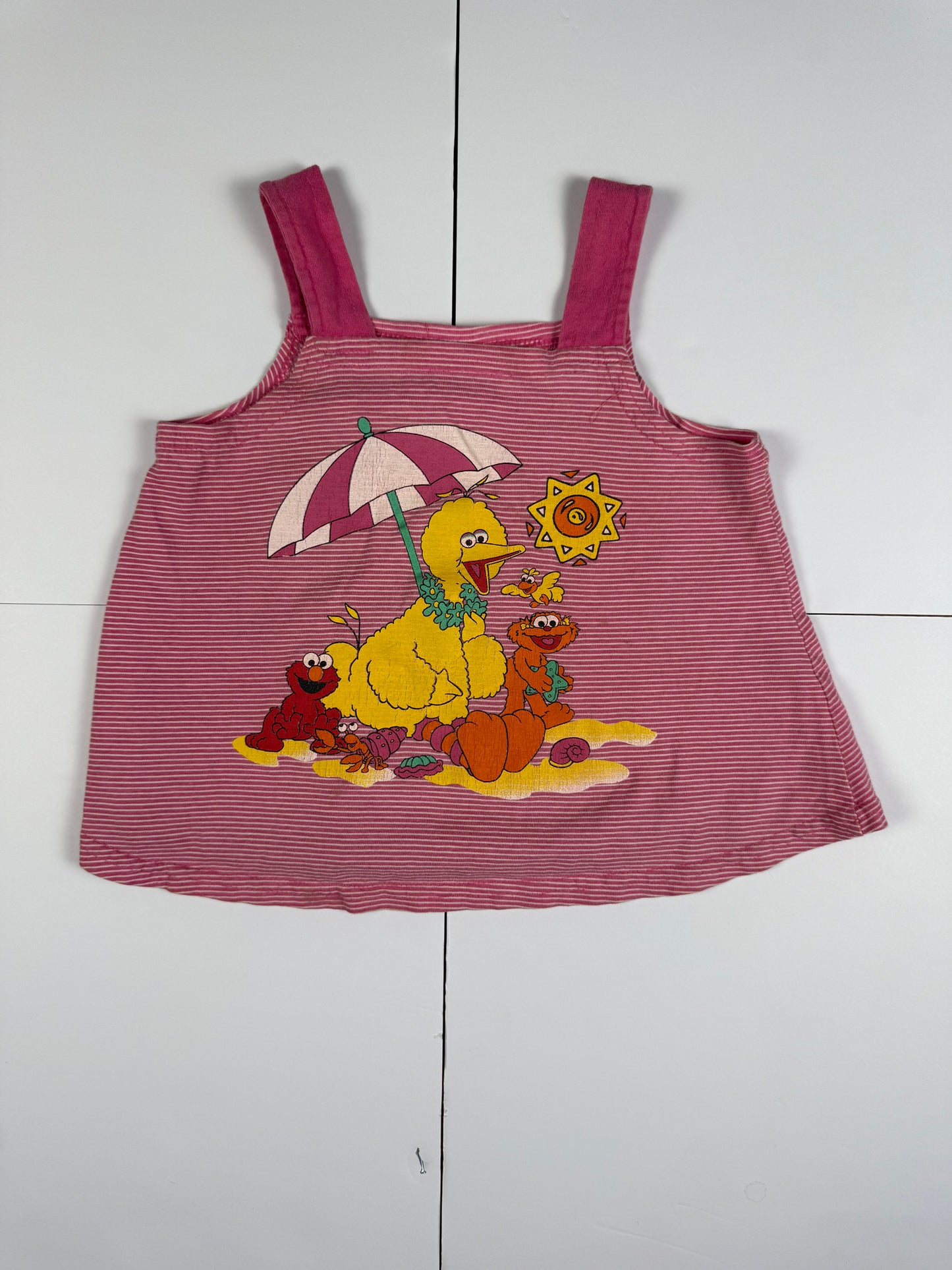 Vintage 1990's Sesame Street Beach Two Piece Set - 2T