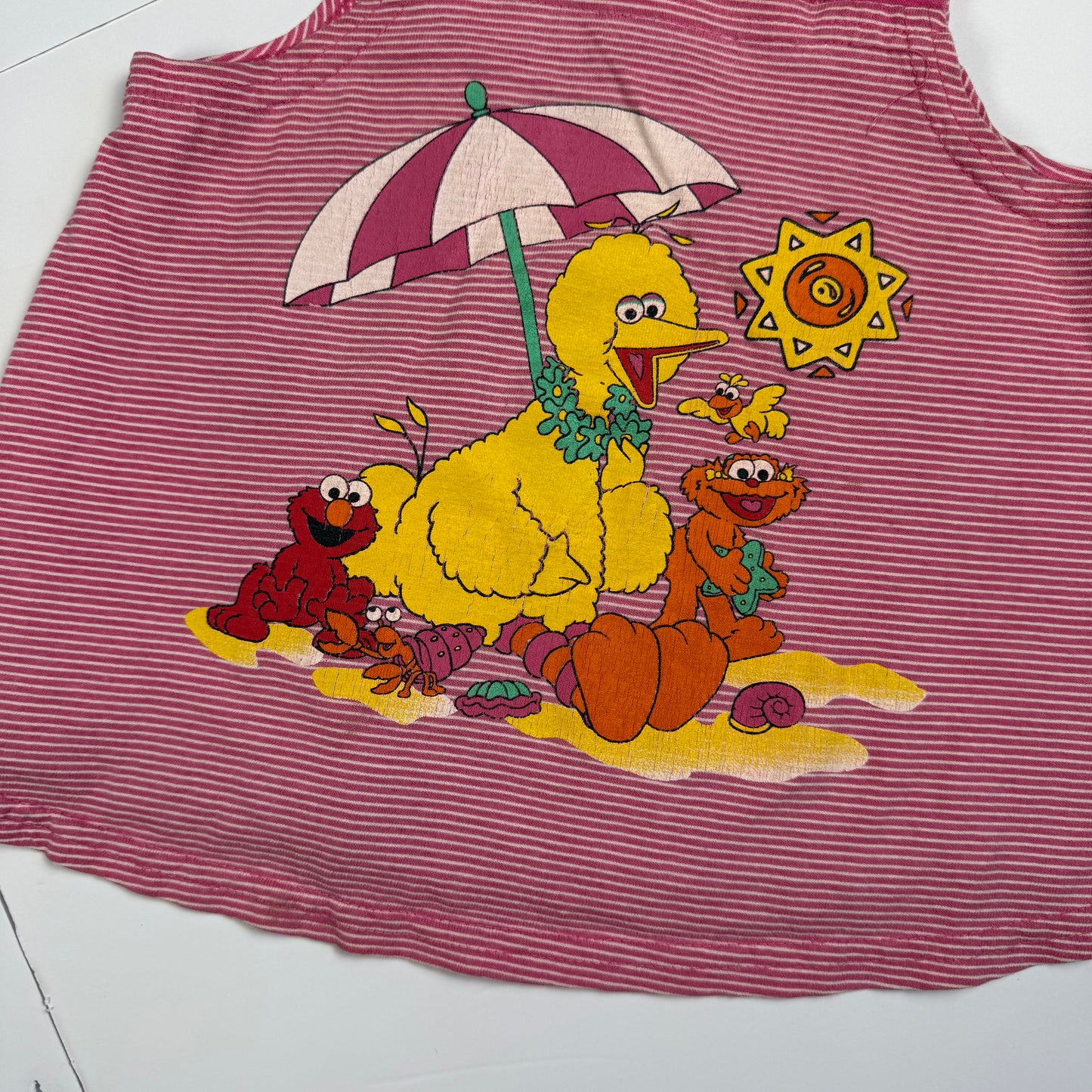 Vintage 1990's Sesame Street Beach Two Piece Set - 2T