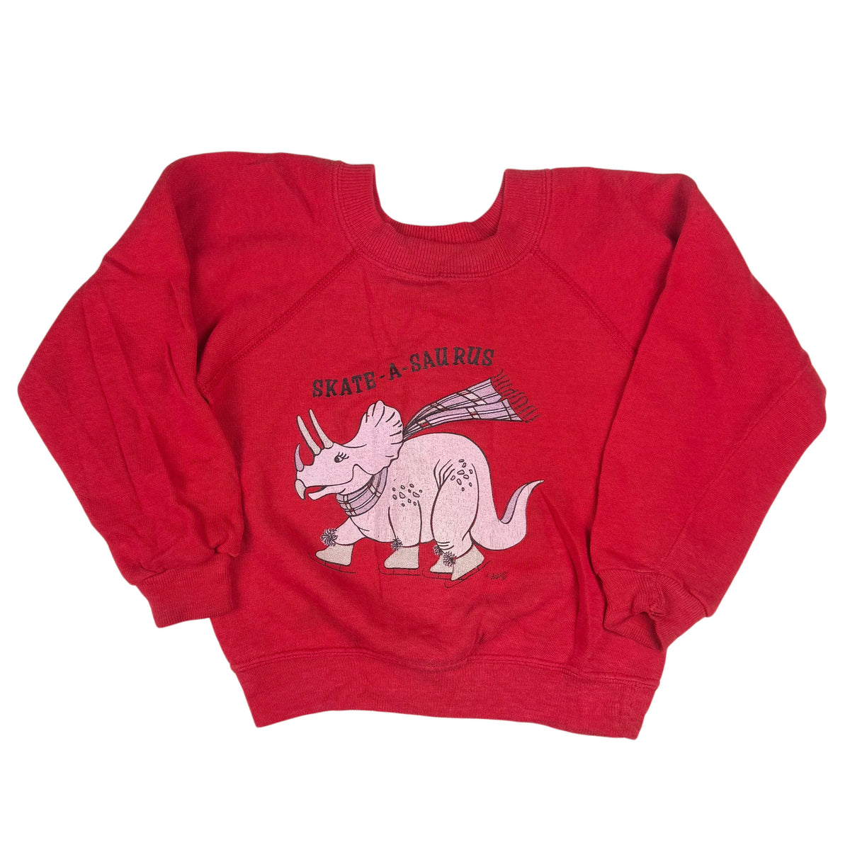 Vintage Dinosaur Skating Sweatshirt - 2/3T