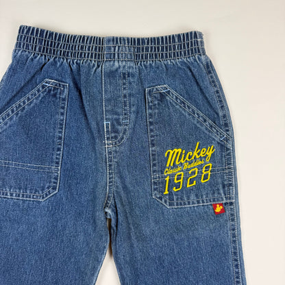 Vintage Y2K Mickey Mouse Jeans - 2T