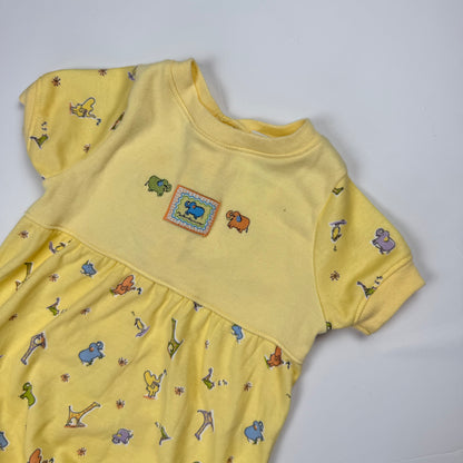 1999 Carters Animal Romper - 3/6 Months