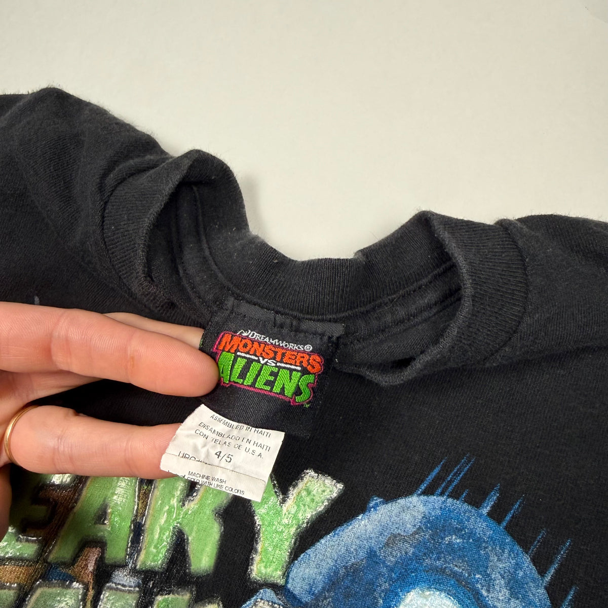 2009 Monsters Vs Aliens T-Shirt - 4/5T