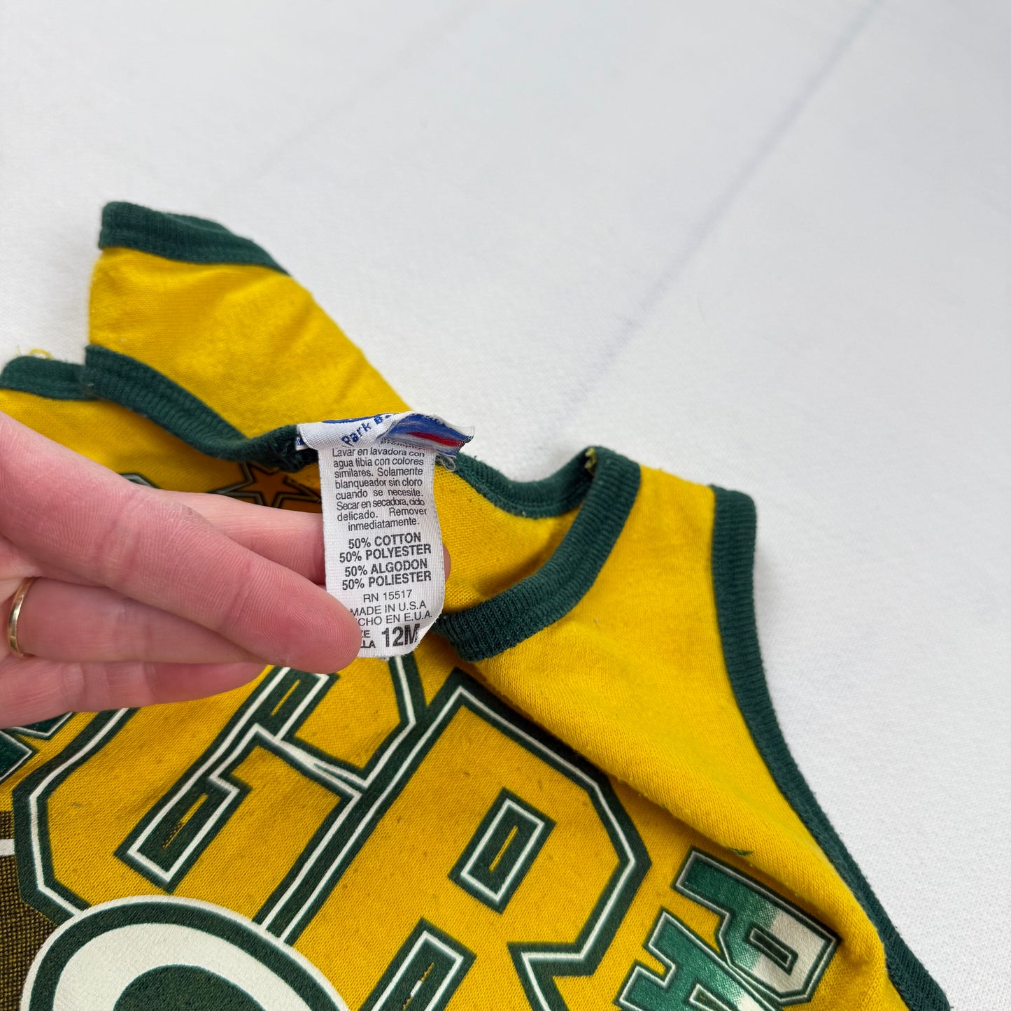 1995 Green Bay Packers Shirt - 12 Months