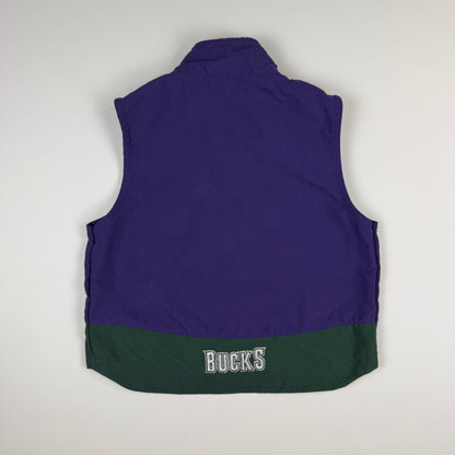 Vintage Y2K Milwaukee Bucks Windbreaker Vest - 18 Months
