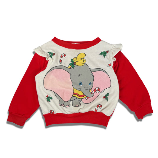 Vintage Dumbo Christmas Sweatshirt - 24 Months