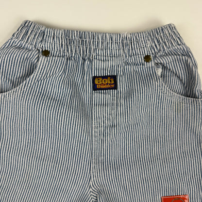Y2K Bob the Builder Striped Shorts - 4T