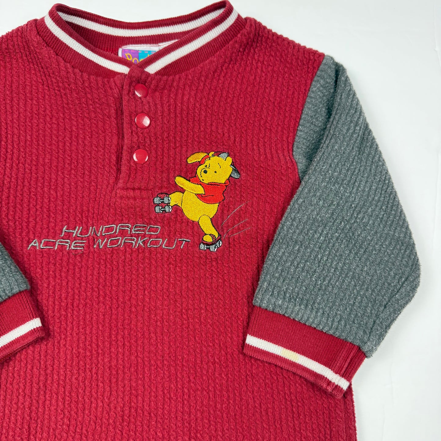 Vintage Y2K Winnie the Pooh Hockey Onesie - 24 Months