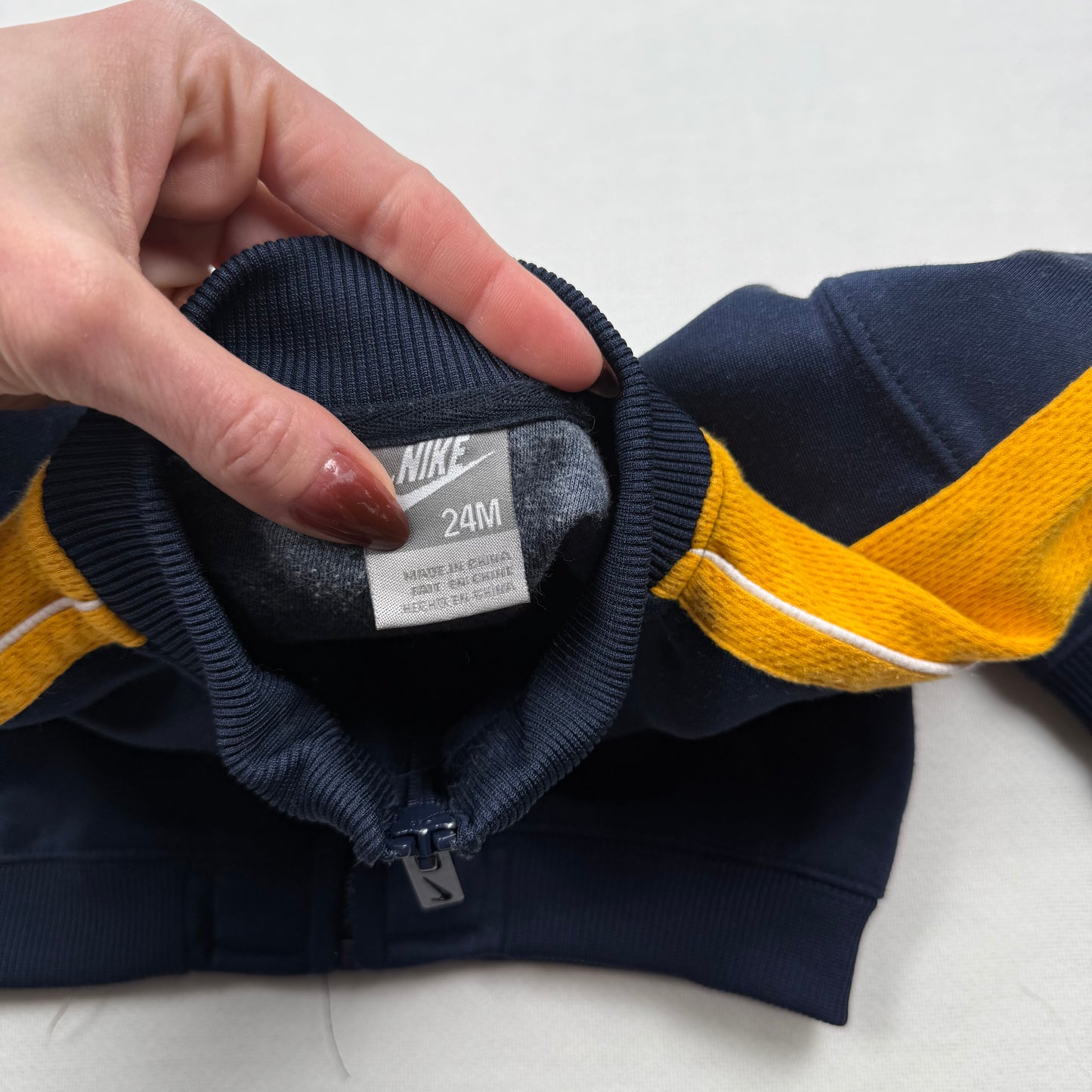 Y2K Nike Zip Up Sweatshirt - Baby 24 Months