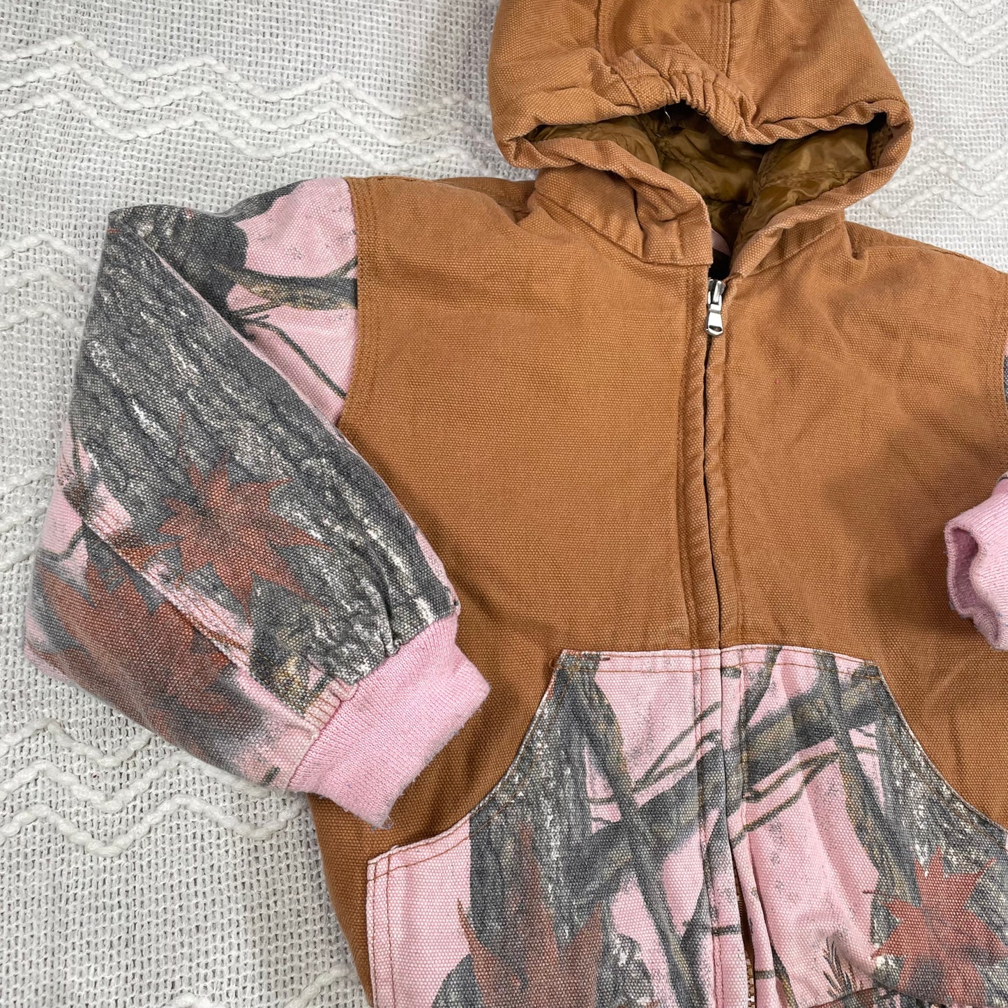 Vintage Outdoor Habit Pink Camo Jacket - 4T