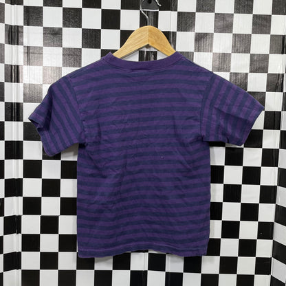 Vintage Purple Striped Shirt - Size 6