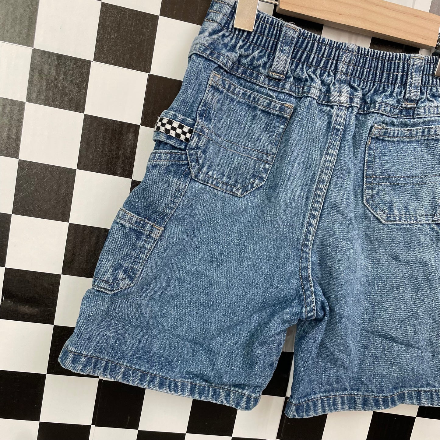 Y2K Wrangler Carpenter Denim Shorts - 4T