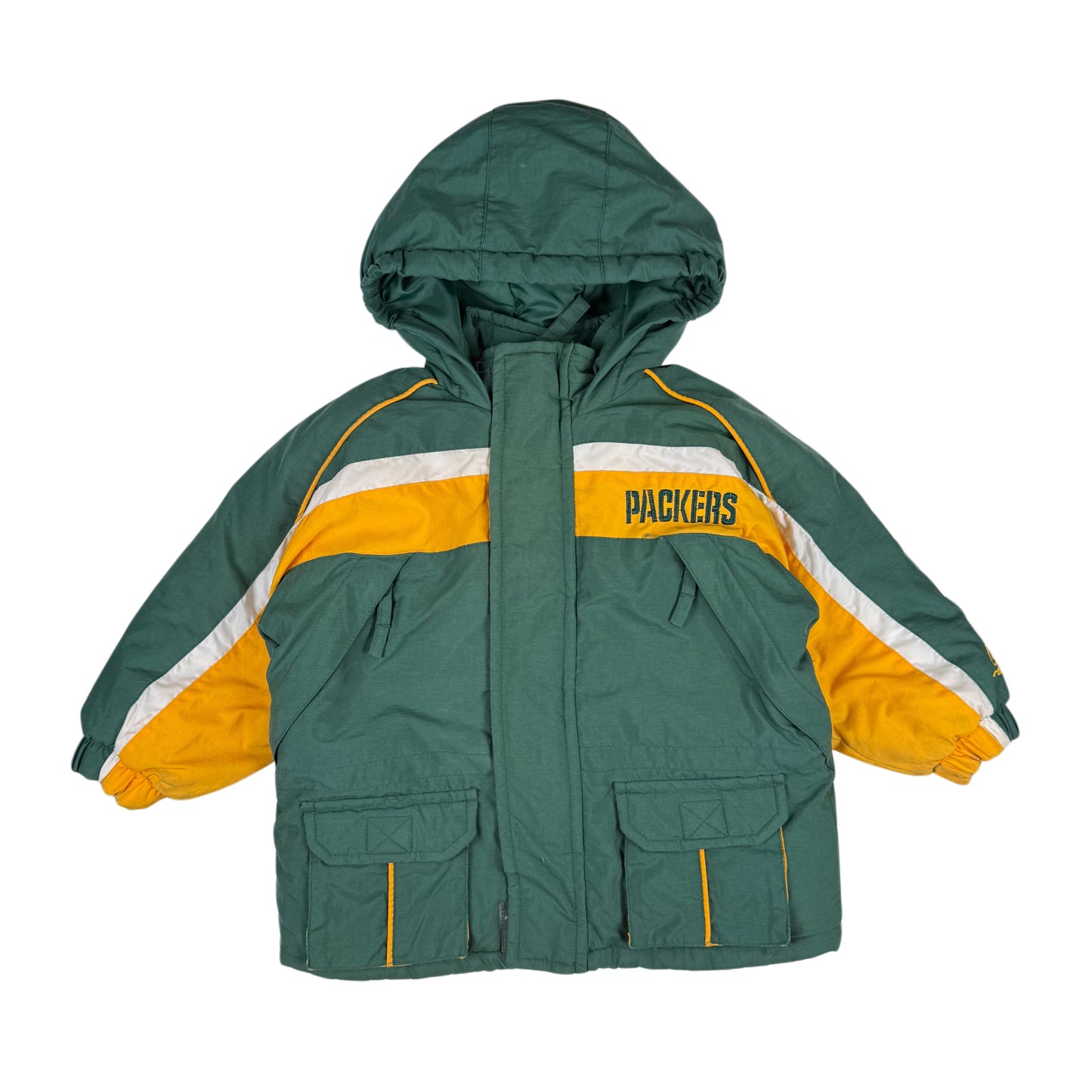 Vintage Green Bay Packers Winter Jacket - 3T