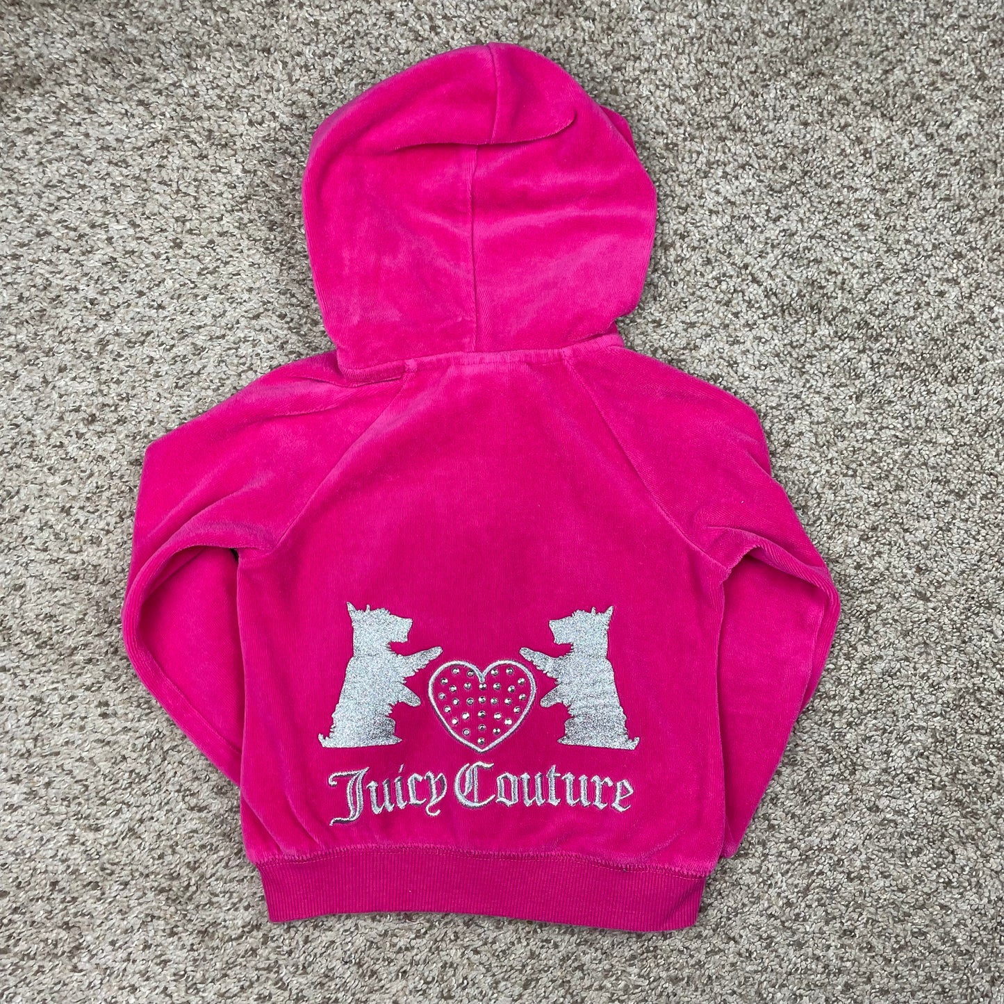 Y2K Juicy Couture Velour Sweatshirt - 3T