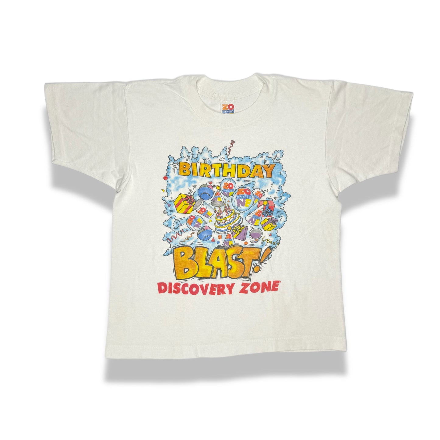 Vintage 1994 Discovery Zone T-Shirt - Youth Small/Medium