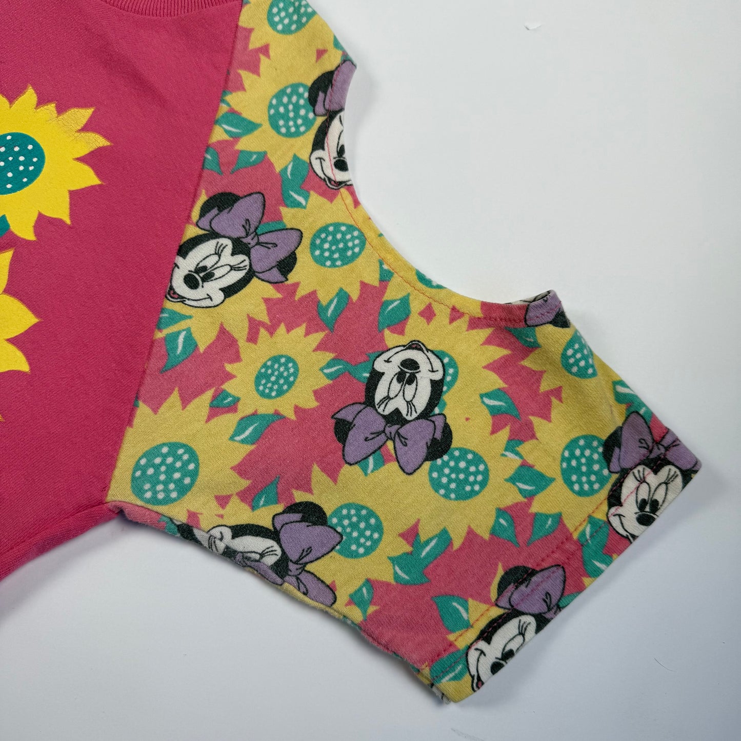 Vintage Minnie Mouse Sunflower Shirt - girls 7/8