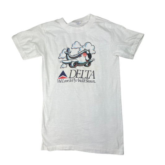 Vintage Delta Airlines T-Shirt - Youth XL