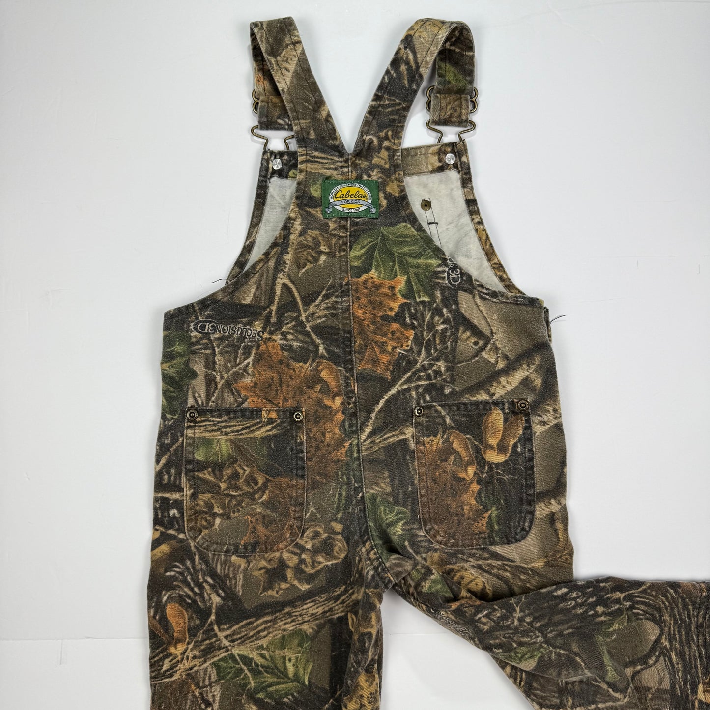 Vintage Cabelas Camo Overalls - 3T