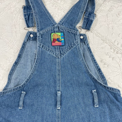 Vintage Winnie the Pooh Denim Shortalls - Youth Medium