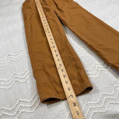 Modern Carhartt Tan Flannel Lined Pants - Youth Size 6